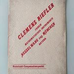 Clemens Riefler Fabrik Matematischer Instrumente NESSEL WANG und MÜNCHEN Bayern (óra-inga) fotó