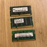 Raktárkisöprés! 3 darab laptop RAM memória SD DDR DDR2 egyben processzor gyűjteményből akár 1Ft fotó
