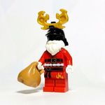 Mikulás Lord Garmadon EREDETI LEGO egyedi minifigura - Ninjago - Karácsony Télapó - Új fotó