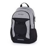 OXY BAG Zero laptoptartós diák hátizsák - 22 literes - fekete/szürke fotó