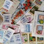 V0591 Sok régi bélyeg magyar és külföldi vegyesen fotó