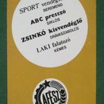 Kártyanaptár, Tenkesalja ÁFÉSZ, ABC presszó Siklós, Laki falatozó, Kémes, Sport Beremend, 1979, , B, fotó