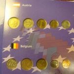 Régi európai érmék /EU előtti/ album, 12 ország érmesorával, jobbakkal fotó