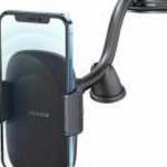 USAMS autós telefontartó szélvédőre/műszerfalra fekete ZJ065ZJ01 (US-ZJ065) fotó