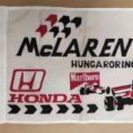 Hungaroring McLaren Honda Zászló 48x32cm kb.1988 Használt fotó