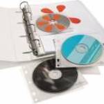 CD/DVD tartó zseb, lefűzhető, DURABLE fotó