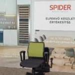 Steelcase Strafor irodai forgószék, gurulós szék, zöld színű- használt fotó