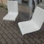 Pedrali Kuadra fehér bőr székek - karfa nélküliek - használt irodabútor fotó