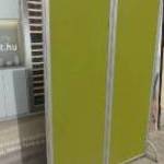 Steelcase álló paraván, térelválasztó- zöld színű, 190x61 cm, használt irodabútor fotó