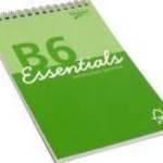 Jegyzettömb, B6, vonalas, 80 lap, PUKKA PAD "Unipad Essentials Shorthand", vegyes fotó