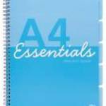Spirálfüzet, A4, vonalas, 100 lap, PUKKA PAD "Unipad Essentials Project Book", vegyes fotó