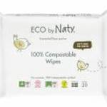 ECO BY NATY Sensitive Eco Nedves utazási törlőkendő, illatmentes 20 db fotó