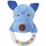 Lorelli Toys Plüss csörgő karika - Kék kutya fotó