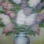 orgonák vázában - festmény eladó! fotó