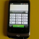 HTC XT01 mobil, simet nem olvas, angol menüs, fotó