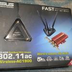 Asus 802.11ac kétsávos Wireless-AC56 PCIe adapter fotó