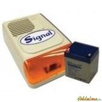 Signal PS-128A sziréna + 12V4Ah akkumulátor sze fotó
