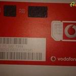 Vodafone SIM kártya feltöltős! fotó