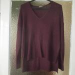 40-es lila kötött pulóver fotó