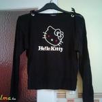 Hello Kitty M-es felső, pulcsi, póló : ) Fekete : ) fotó