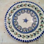 Banga Sándorné művésznő által készített 6 darab dísz tányér fotó