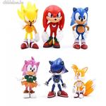 6 db-os Sonic a sündisznó figura szett fotó