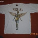 Nirvana In Utero T-Shirt Brockum XL U.S.A. Original eredeti póló 1993 fotó
