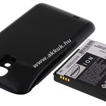 Helyettesítő akku Samsung GT-I9500 5200mAh fekete fotó