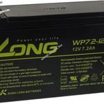 Kung Long ólom akku MP7, 2-12B VdS kompatibilis Panasonic típus LC-R127R2PG1 12V 7, 2Ah F2 fotó