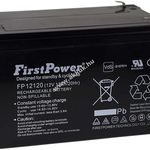 FirstPower ólom zselés akku FP12120 12V 12Ah VDS-minősítéssel helyettesíti Panasonic LC-RA1212PG fotó