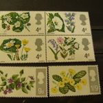 Anglia postatiszta** sor 1967 Virágok fotó