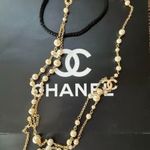 Chanel arany színű gyöngynyaklánc fotó