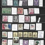 (g 801) Egyesült Államok pecsételt bélyegeiből 30 db, 16, 60 EUR Michel katalógus érték fotó