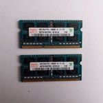 Hynix 8GB (2x4GB) DDR3 1333 MHz / Laptop memória Az ár 2 darabra szól fotó