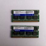 Adata 8GB (2x4GB) DDR3 1333 MHz / Laptop memória Az ár 2 darabra szól fotó