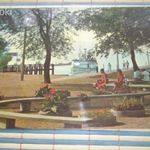 Képeslap bakelit lemezjátszón lejátszható Fonyód Toldi Mária régi hangos képeslap Colorvox fotó