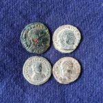 Tetrarchia!!! I. Constantinus, I. Licinius és II. Constantinus, Crispus | 4 db római érem / LOT004 fotó