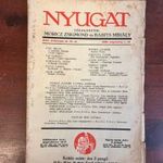 NYUGAT - 1932 Augusztus - XXV. évfolyam 15-16. szám - benne Füst Milán, Weöres (*46) fotó