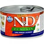 N&D Pumpkin Dog konzerv bárány&áfonya sütőtökkel adult mini 140gr fotó