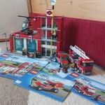 Lego City 60004 Tűzoltóállomás+ helikopter fotó