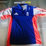 (670.) Adidas Anglia / England / angol válogatott 168-as, S-es? edző mez. Használt! fotó