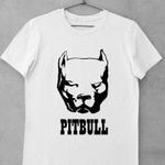Pitbull kutyás férfi póló - egyedi mintás, 12 szín, S-5XL fotó
