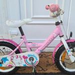 Dinotti Unicorn 14-es megkímélt, pink, kislány bicikli, kontra fékkel fotó