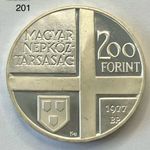 PP! 1977 200 Forint Festő sor MNB Ezüst -C201- fotó