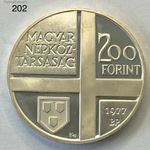 PP! 1977 200 Forint Festő sor MNB Ezüst -C202- fotó
