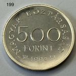PP 1992 500 Forint Károly Róbert MNB Ezüst -C199- fotó