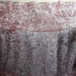 bársony hatású mályvarózsa színű belelt sötétítő függöny 152x172 cm fotó