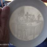 Herendi porcelán árnykép tányér eredeti dobozában 15, 4 cm fotó