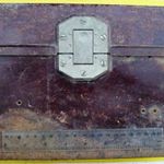 II vh-s orosz tábori telefon tartó bakelit doboz láda - 28x10, 5x20, 4 cm, 1525 g fotó