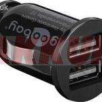 Goobay autós USB mini adapter töltő 12V 2db USB fekete (3, 1A) fotó